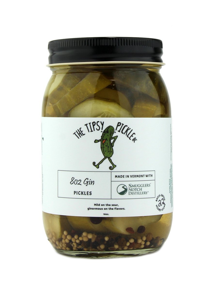 The Tipsy Pickle - 802 Gin Pickles - A Slice of Vermont