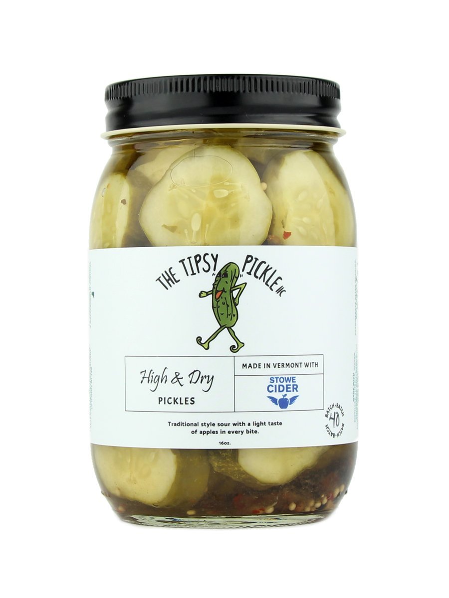 The Tipsy Pickle - High & Dry Pickles - A Slice of Vermont