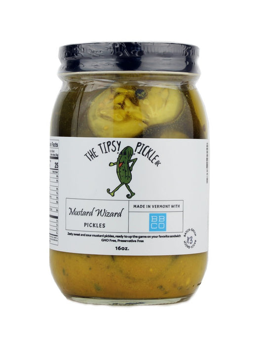 The Tipsy Pickle - The Mustard Wizard Pickles - A Slice of Vermont
