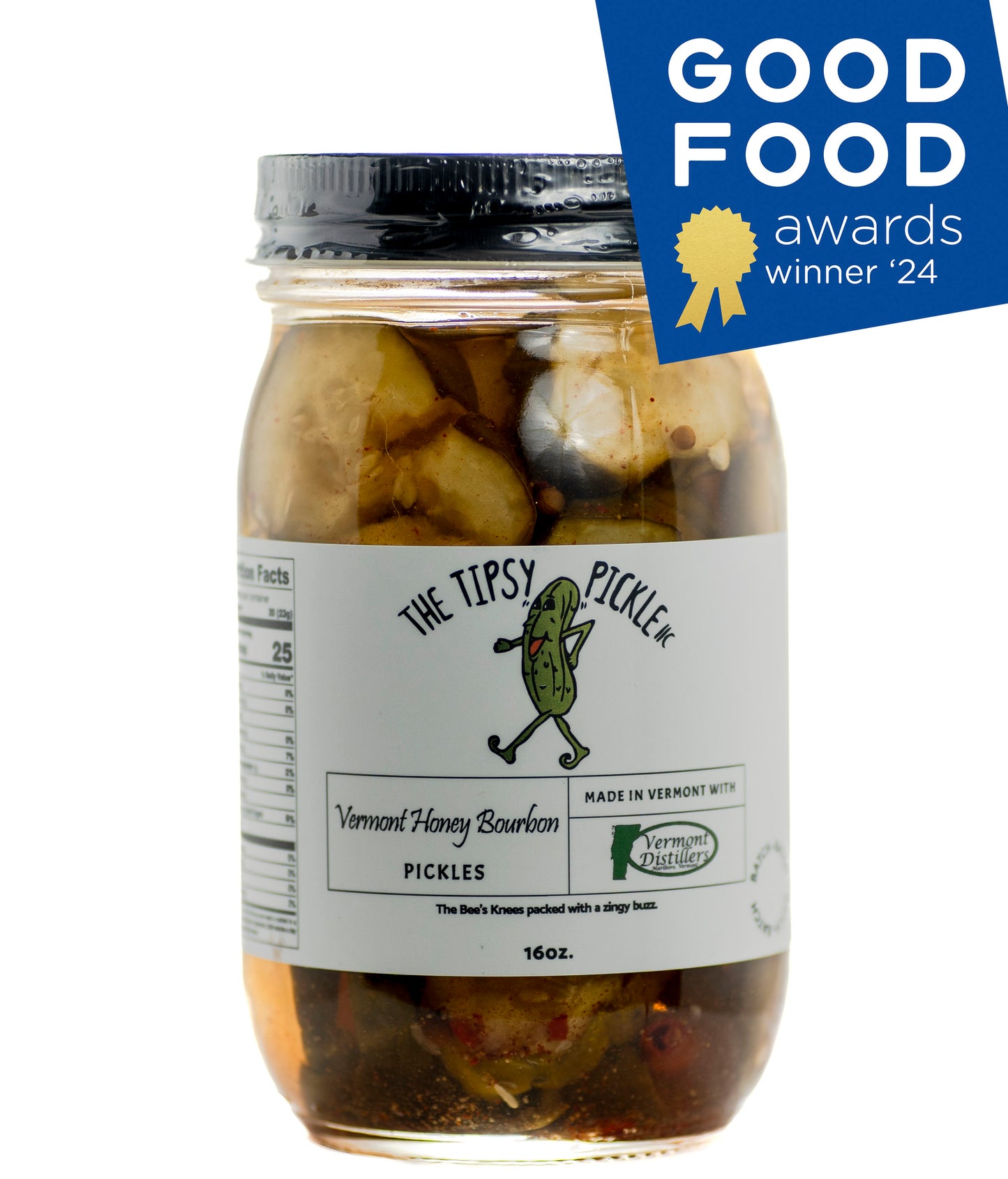 The Tipsy Pickle - Vermont Honey Bourbon Pickles