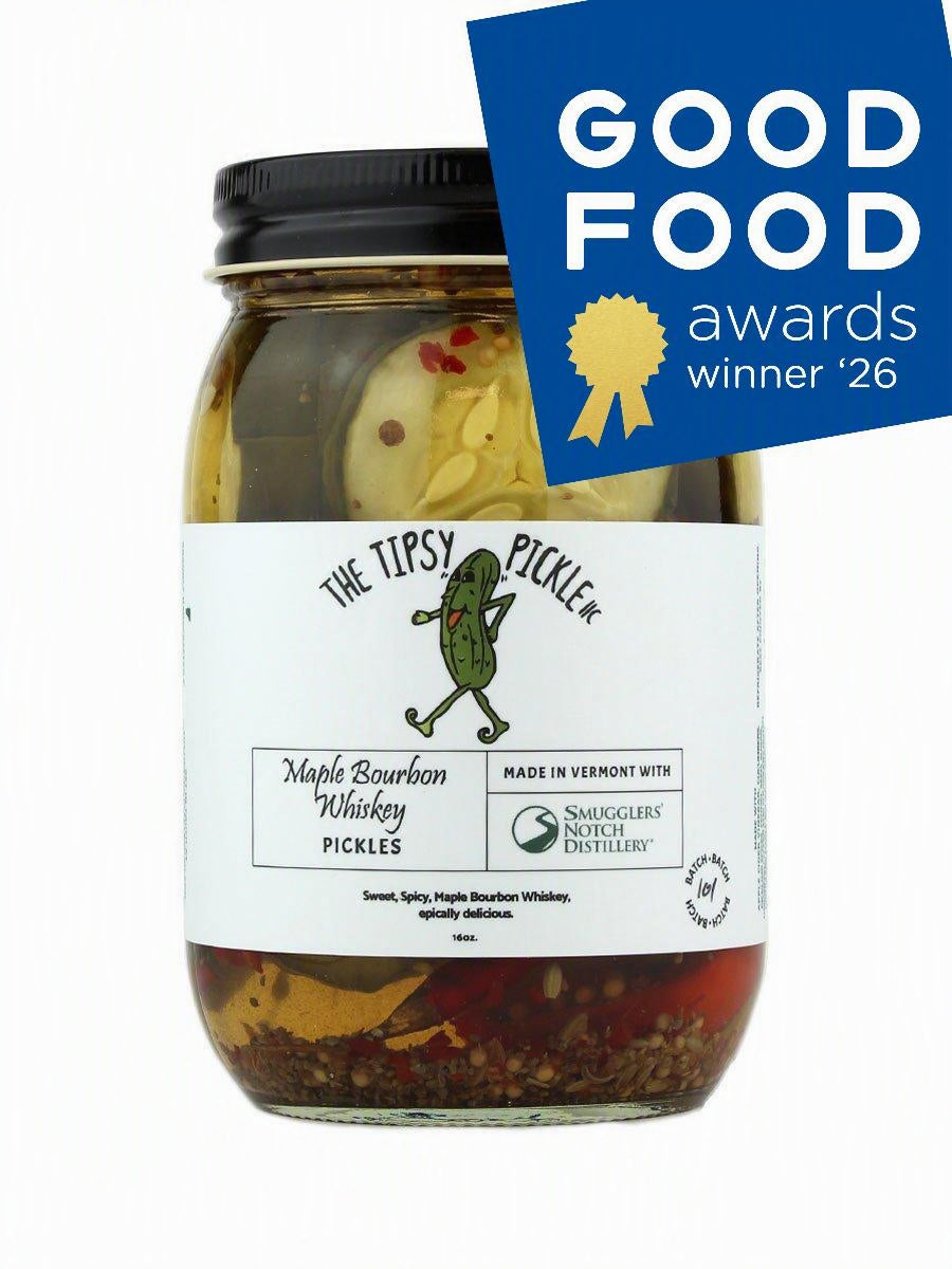 The Tipsy Pickle - Maple Bourbon Whiskey Pickles
