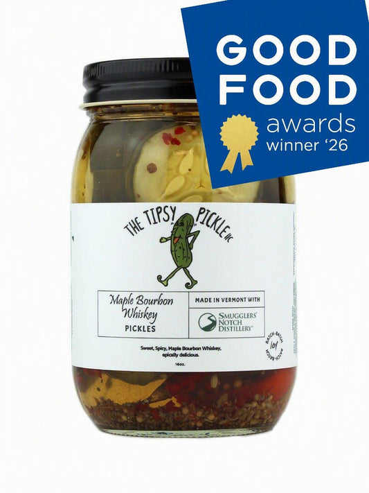 The Tipsy Pickle - Maple Bourbon Whiskey Pickles