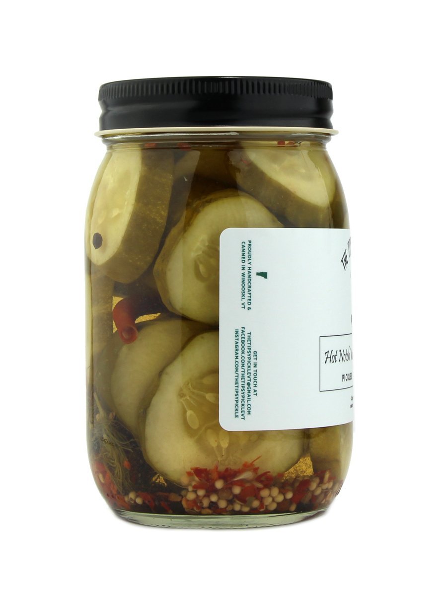 The Tipsy Pickle - Hot Notch Vodka Pickles - A Slice of Vermont