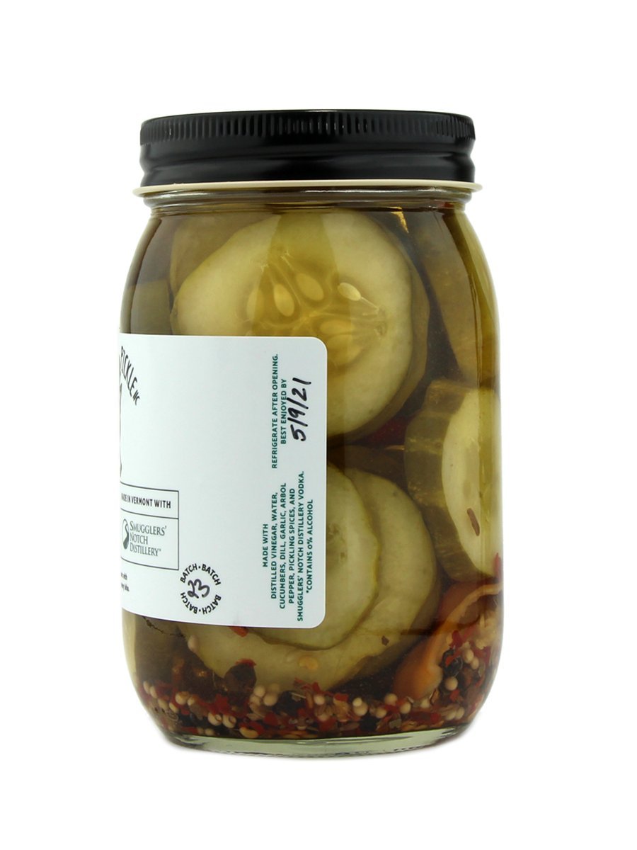 The Tipsy Pickle - Hot Notch Vodka Pickles - A Slice of Vermont